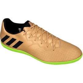 Beltéri cipő adidas Messi 16.3 In M BA9853 aranysárga aranysárga