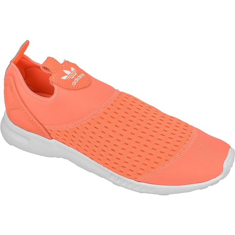 Adidas ORIGINALS ZX Flux ADV Smooth Slip On W S75740 cipő fehér narancssárga