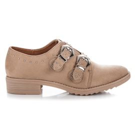 Fama Velúr cipő barna