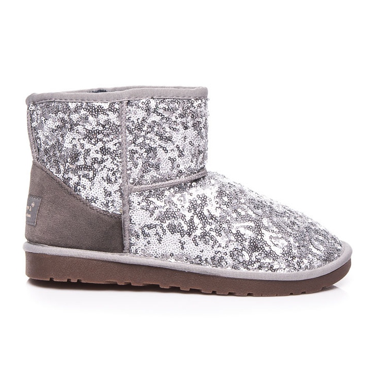 Torna Fényes muklukok szürke