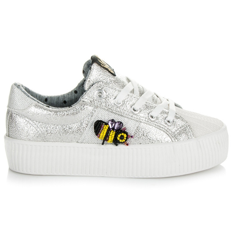 Kylie Ezüst Creepers szürke