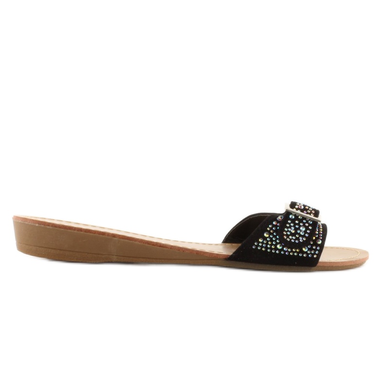 Papucs AA-16 fekete kavicsokkal