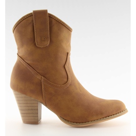 Stílusos cowboy csizma HP8443 teve barna sokszínű Stílusos cowboy csizma HP8443 teve barna sokszínű