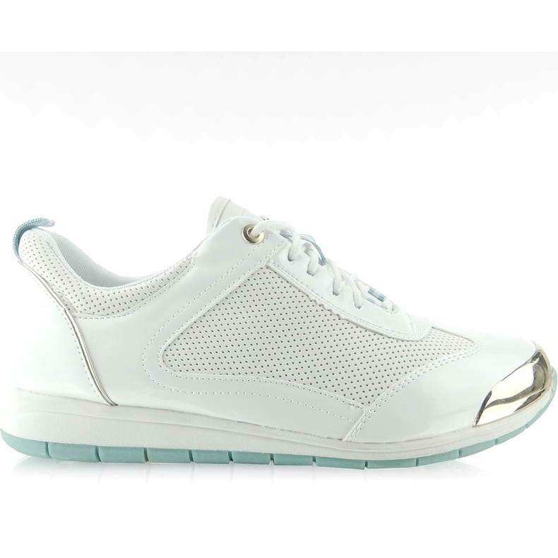 Y621 Fehér sportcipő sárga