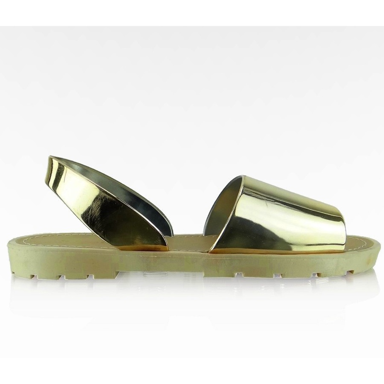 Tükör stílusú szandál T-9117 Bézs sárga