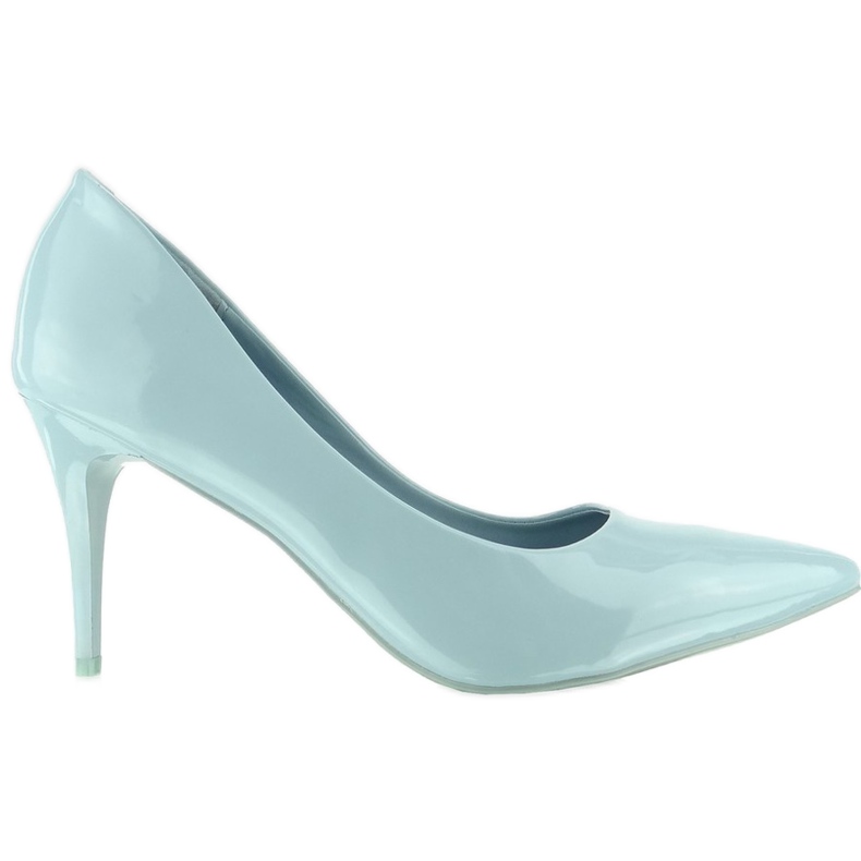Pumps kényelmes sarok E421 Blue kék