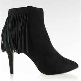 Gyönyörű velúr csizma fekete bojt Gyönyörű velúr csizma fekete bojt