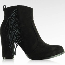 Cowboy csizma rojtos A-238 fekete Cowboy csizma rojtos A-238 fekete