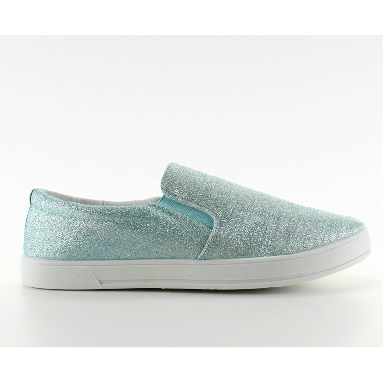 Irizáló slipony JX35 L. Kék