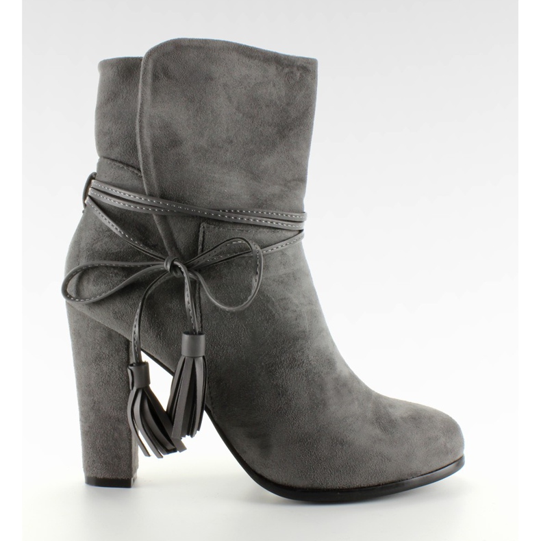 Csizma nyitott felsőrésszel M243 szürke