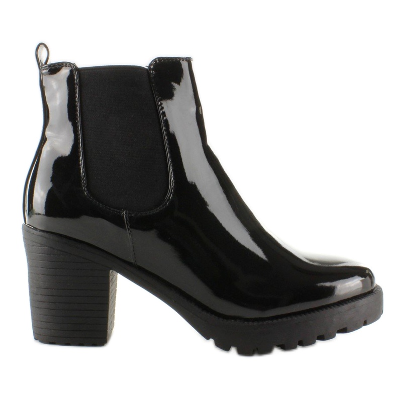 Lakkozott vagabond KA-782P-3 Fekete