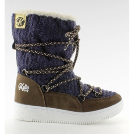 Eskimó hócipő Marino sötétkék