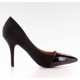 Elegáns magas sarkú cipő 898-25-ES-1 fekete Elegáns magas sarkú cipő 898-25-ES-1 fekete