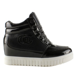 Chanelki NB83P fekete tornacipő Chanelki NB83P fekete tornacipő