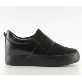 Slipons egy rejtett ék 2018-18 fekete Slipons egy rejtett ék 2018-18 fekete