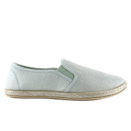 Felcsúsztatható espadrill glamour JX16 zöld Felcsúsztatható espadrill glamour JX16 zöld