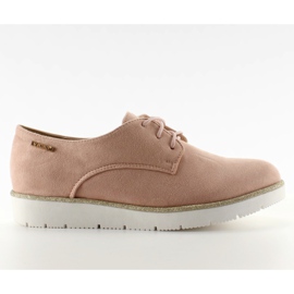 Mokaszinok a sporttalpban 7127 Pink rózsaszín Mokaszinok a sporttalpban 7127 Pink rózsaszín