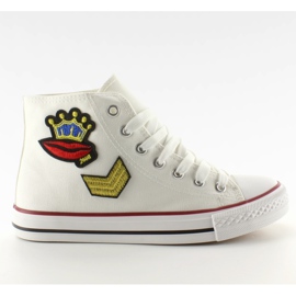 Boka cipők R63 foltokkal fehér