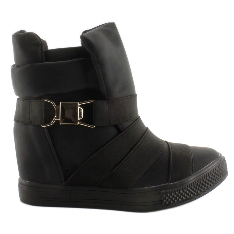 Cipők gumicsíkokkal AF24 fekete Cipők gumicsíkokkal AF24 fekete