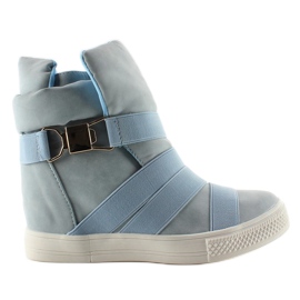 Cipők gumicsíkokkal AF24 Blue kék