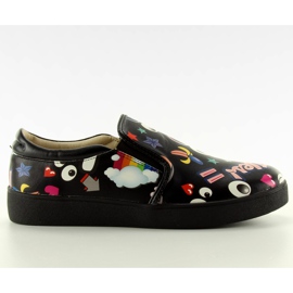 Képregény rövidnadrág 6120 Fekete