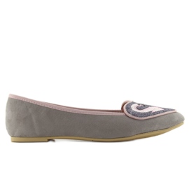 Gyönyörű flamingó 1180 szürke balerinák