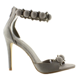 Szandál tűn Vicces labdák LE022 Szürke Szandál tűn Vicces labdák LE022 Szürke