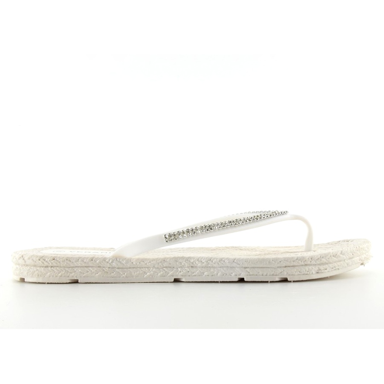 Gumi papucsok, mint az ls069 espadrillák, fehér