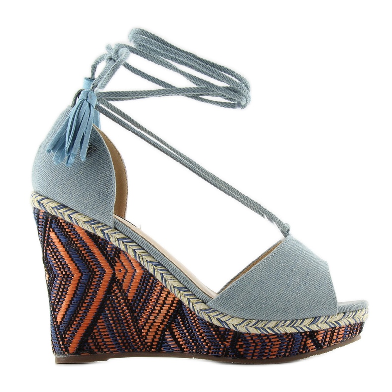 Szandálok ékek ékek 2075 L. kék
