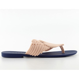 Meliski Slides Flying Heart Km116 Navy / Beig sötétkék rózsaszín Meliski Slides Flying Heart Km116 Navy / Beig sötétkék rózsaszín