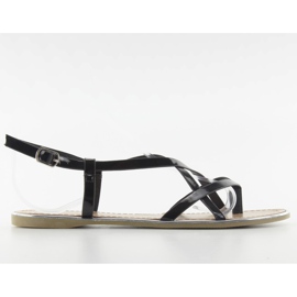 H161 ezüstvágó szandálok fekete H161 ezüstvágó szandálok fekete