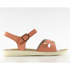 Kényelmes női szandál 761 rózsaszín