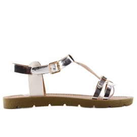 Női szandál JK-60 Fehér szürke Női szandál JK-60 Fehér szürke