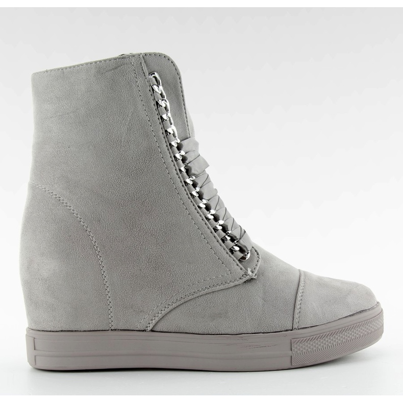 NC92 szürke szatén cipőfűző cipők