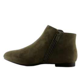 Velúr csizma 7-106 zöld Velúr csizma 7-106 zöld