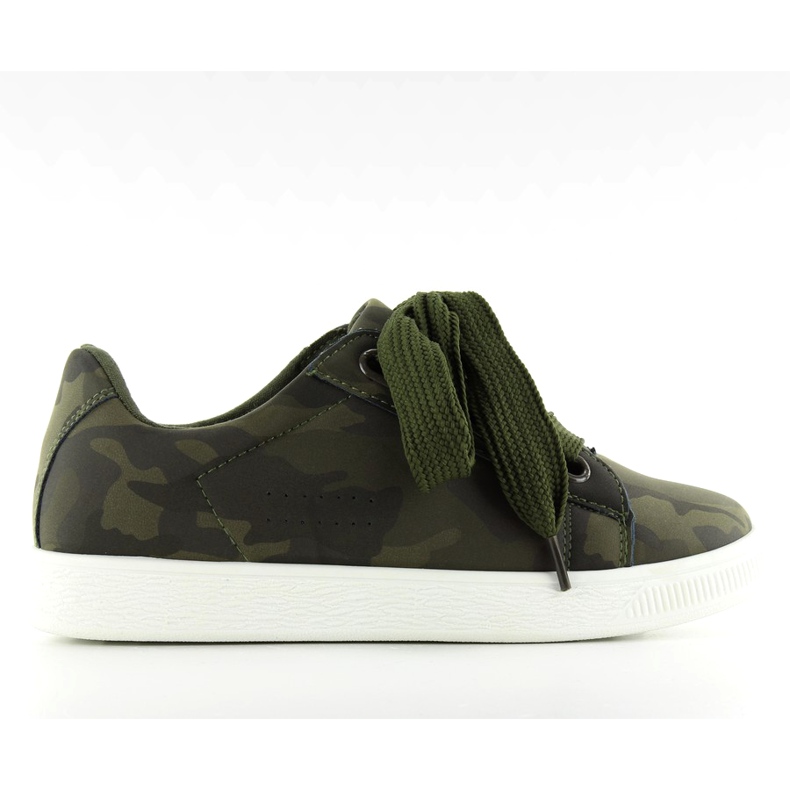 Fehér talpú tornacipő zy-7a733 zöld