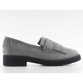 Női naplopó magas talpú F173p szürke