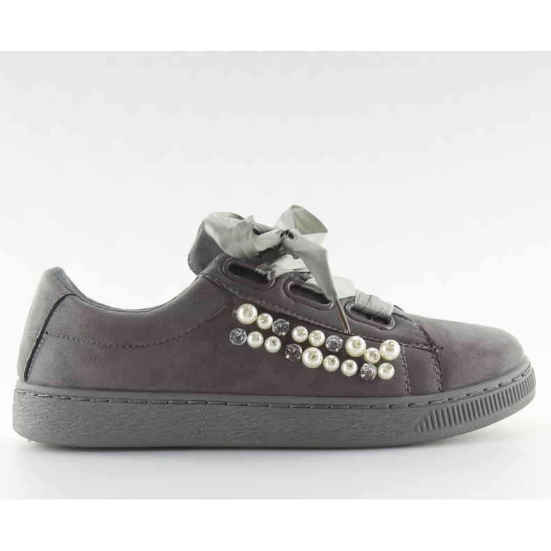 Szürke Gyöngyös tornacipő H99-11 Szürke