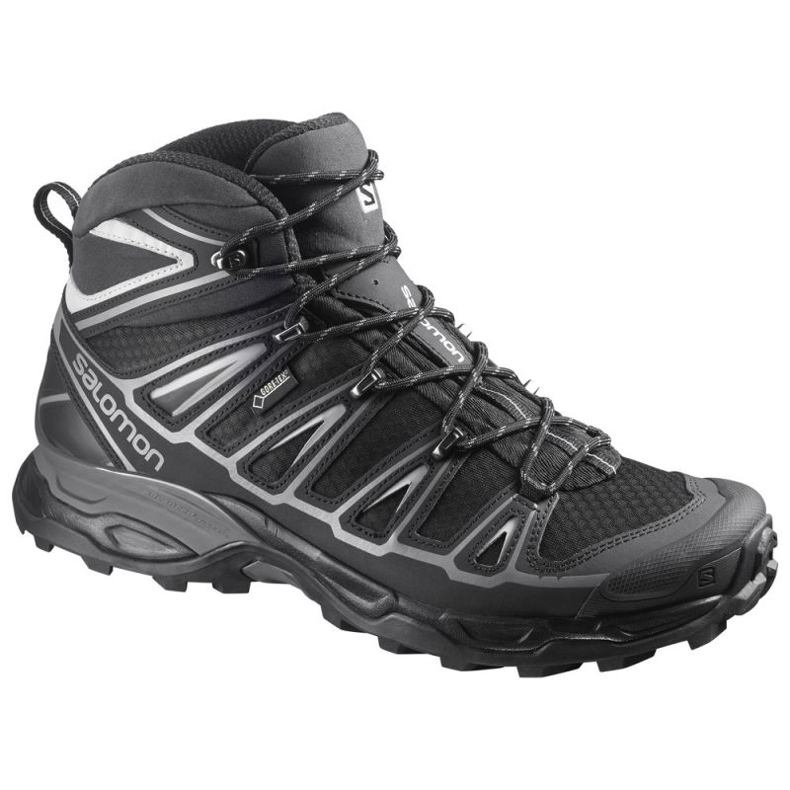 Salomon X Ultra Mid 2 trekking cipő fekete