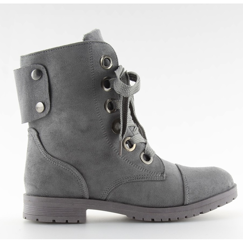 Szürke fűzős munkáscsizma 8901 szürke Szürke fűzős munkáscsizma 8901 szürke