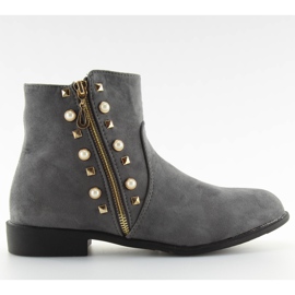 Szürke gyöngyös csizma 30708 szürke Szürke gyöngyös csizma 30708 szürke