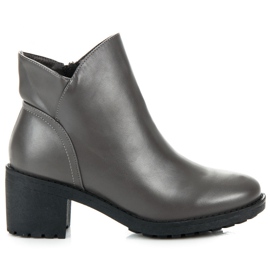 Vices New Collection Csizma széles oszlopon szürke