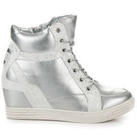 Vinceza Kötött bokacsizma szürke