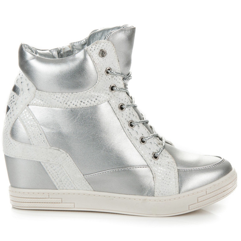 Vinceza Kötött bokacsizma szürke