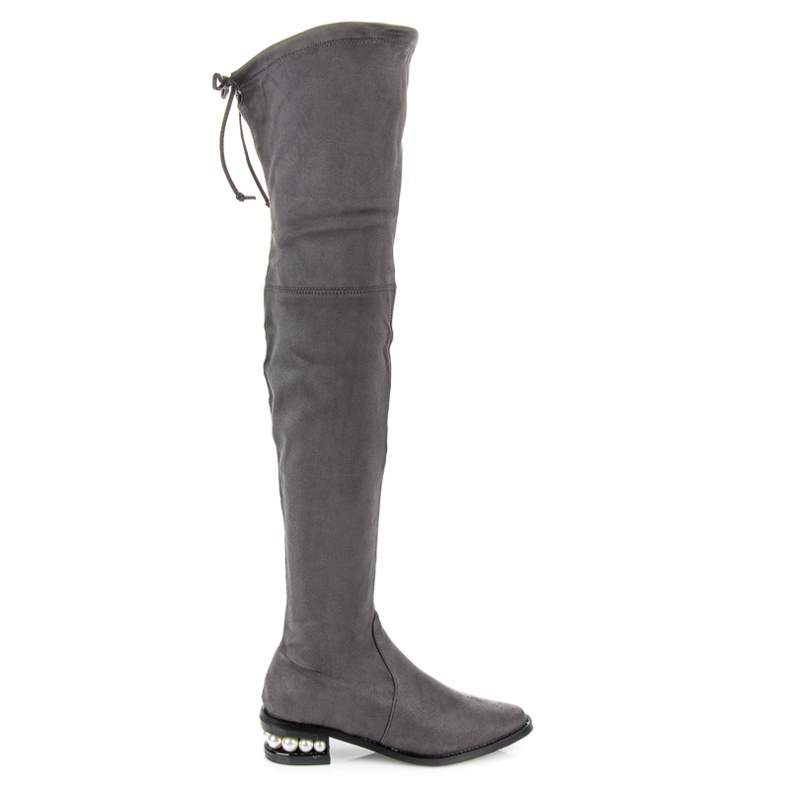 Fashion Szürke muskétások gyöngyökkel