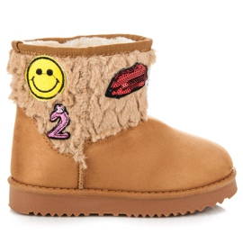 Kylie Mukluki javításokkal barna