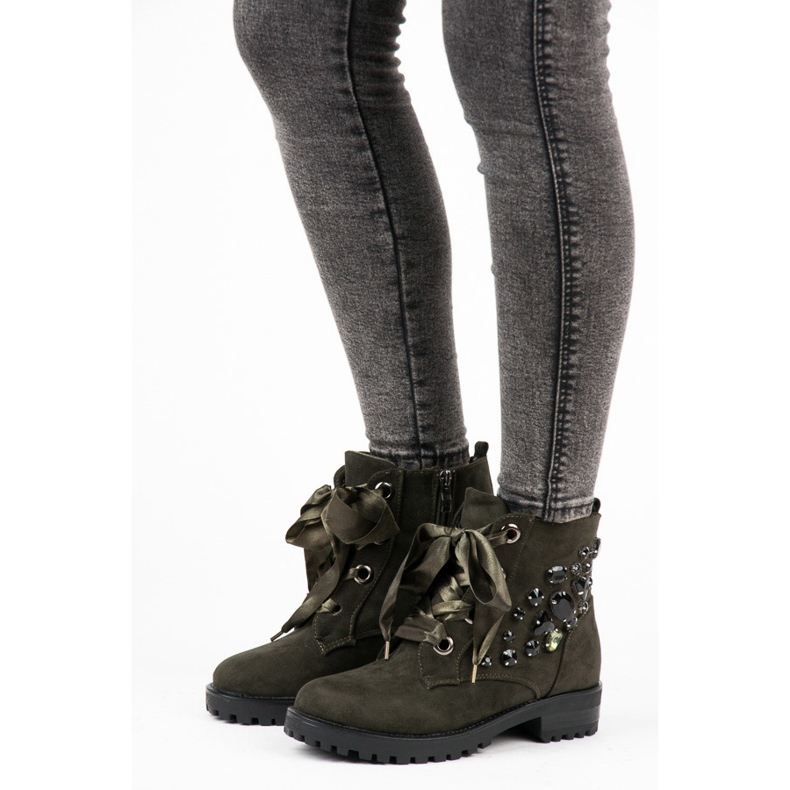 Vices Dolgozók Kötözött Szalaggal zöld