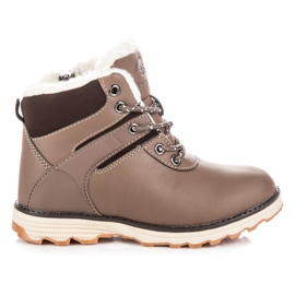 Arrigo Bello Meleg cipzárral felszerelt csapdák barna Arrigo Bello Meleg cipzárral felszerelt csapdák barna