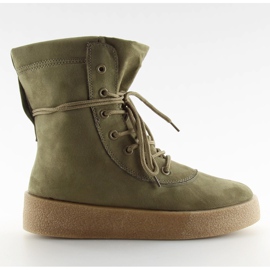 Zöld magas talpú csizma Zöld magas talpú csizma