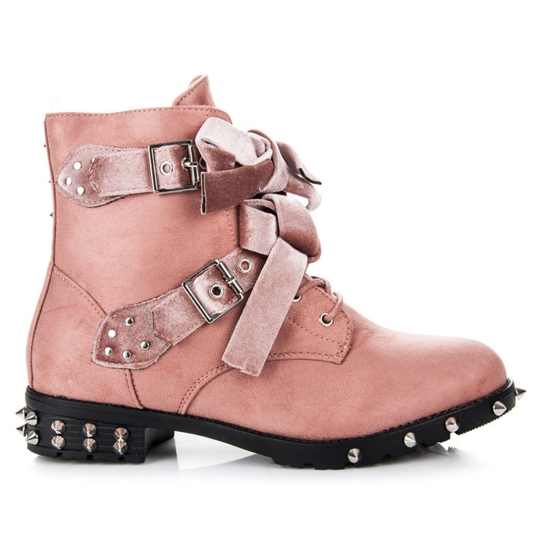 Vices Velúr kirakott táskák rózsaszín